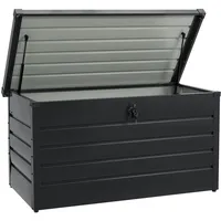 Juskys Metall Aufbewahrungsbox Limani - Anthrazit