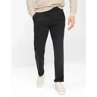 EUREX BY BRAX Herren Bundfaltenhose Style LUIS, schwarz, Gr.