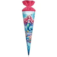 Goldbuch Schultüte Prinzessin Aquarina 70 cm rund, Zuckertüte Pferd