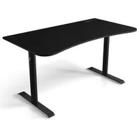 Arozzi Arena Medium PureBlack 140x75,5cm, Gaming Tisch, Schwarz
