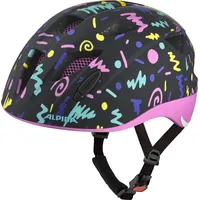 Alpina Ximo Flash 49-54 cm Kinder black/confetti matt