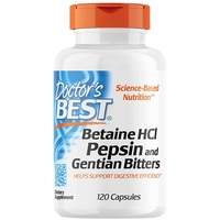 Doctor's Best Betaine HCL Pepsin & Gentian Bitters Kapseln
