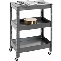 Haku-Möbel HAKU Möbel Servierwagen grau 50,0 x 32,0 x
