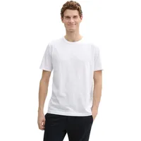 Tom Tailor Regular Fit T-Shirt aus reiner Baumwolle mit