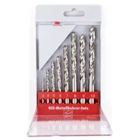 Primaster HSS-G Metallbohrersatz 8-teiliges Bohrer-Set Rundschaft