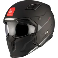 MT Helmets Streetfighter Sv S Klapphelm - Matt Black