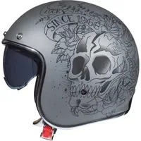 MT Helmets Le Mans 2 SV Skull & Roses