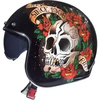 MT Helmets Le Mans 2 SV Skull & Roses