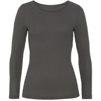 LASCANA Langarmshirt Damen anthrazit Gr.36/38