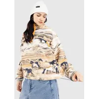 Columbia Helvetia II Printed Cropped Half Snap lemon wash