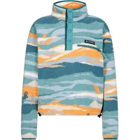 Columbia Helvetia II Printed Cropped Half Snap teal rogue