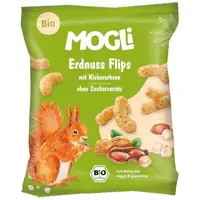 Mogli Erdnuss Flips aus Kichererbsen bio