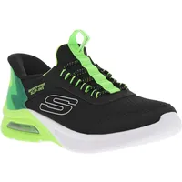 SKECHERS Microspec Max Brisk-Stripe Sneaker, Schwarz, 27 EU