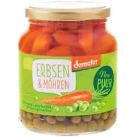 Nurpuur Erbsen & Möhren demeter 350g