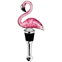 Edzard Flaschenverschluss Flamingo für Champagner, Wein und Sekt, Höhe