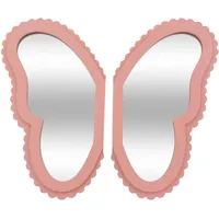 Atmosphera - 2 kinderspiegel Schmetterling Anna rosa 37x19cm