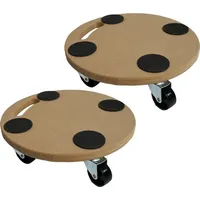 Proregal Transportroller mit 4 Rollen | Rund | HxBxT