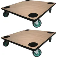 Proregal Transportroller mit 4 Rollen | HxBxT 11,5x50x50 cm
