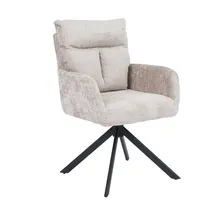 Home Deluxe Esszimmerstuhl mit Armlehne ALUNA - 4er Set