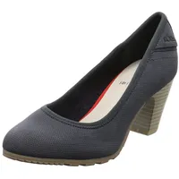 S.Oliver Pumps mit Blockabsatz Bequem, Blau 40 EU -