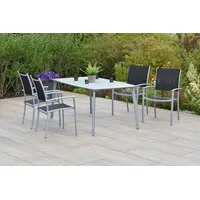 Merxx Milano Set 5-tlg. mit Gartentisch 150 x 90