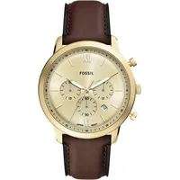 Fossil Neutra FS6113 Leder 5 bar Edelstahl 44 mm