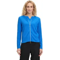 Betty Barclay Shirtjacke mit Reißverschluss in mittelblau | Gr.: