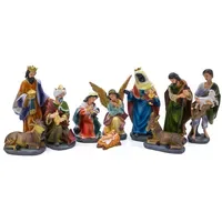 Spetebo - XL Krippe Figuren Set - 10-teilig -
