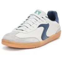SKECHERS Herren Hotshot Pyke Sneaker, Gray Duraleather/Suede/Navy Trim, 47.5