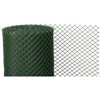 Proregal Drahtzaun, Drahtnetz 7, 1000, 20x20mm, 300g/m2, grün, Kunststoff,