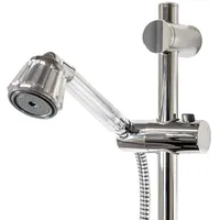 Tecuro - Brauseset Crystal-60 - mit Handbrause stufenlos umstellbar,