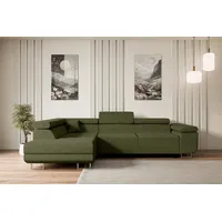 Altdecor Ecksofa mit Schlaffunktion und Bettkasten GUSA-L - 272x202x107