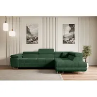 Altdecor Ecksofa mit Schlaffunktion und Bettkasten GUSA-L - 272x202x107