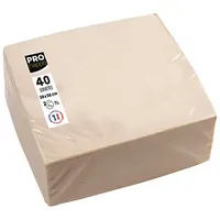 ProNappe Servietten creme 2-lagig 38,0 x 38,0 cm, 40