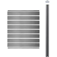 MCW Windschutz Savoie 98 cm grau WPC