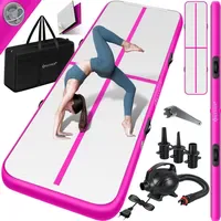 KESSER® Turnmatte Aufblasbar Airtrack 2m/3m/4m/5m/6m Fitness-Matte Gymnastikmatte inkl. Tragetasche