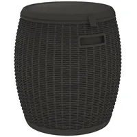 VidaXL 4-in-1 Gartenbox Schwarz Polypropylen