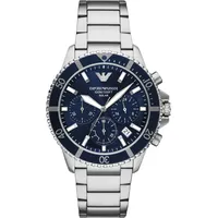 Emporio Armani Chronograph, silber