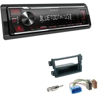 EHO Kenwood KMM-BT209 1-DIN Autoradio Bluetooth USB AUX-In Short