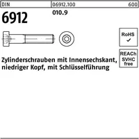 Industrial Quality Supplies DIN 6912 Zylinderkopf-Schaftschraube niedrige Form M24x70