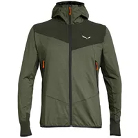 Salewa Langarmshirt AGNER HYBRID PL/DST M FZ HDY DARK