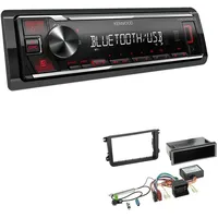 EHO Kenwood KMM-BT209 1-DIN Autoradio Bluetooth USB AUX-In Short