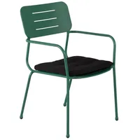 VCM ebuy24 Nicke Gartenstuhl stapelbar Grün 2er Set