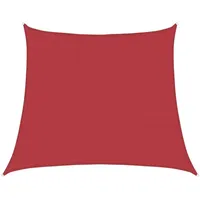 VidaXL Sonnensegel 160 g/m2 Rot 4/5x4 m HDPE