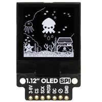 Pimoroni 1.12" Mono OLED Breakout, SPI,
