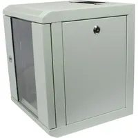 Allnet 125116. Wandmontiertes Regal, 3U. 30 kg, Sperrschloss, 5,33