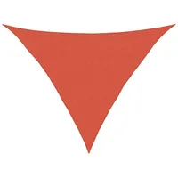 VidaXL - Sonnensegel 160 g/m2 Terrakottarot 2,5x2,5x3,5 m hdpe