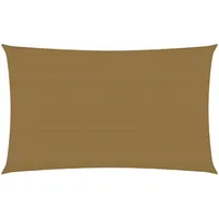 VidaXL Sonnensegel 160 g/m2 Taupe 4x7 m HDPE
