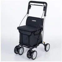 Carlett CARLETTEinkaufstrolley Einkaufswagen Shopping Trolley Rollatoren für SeniorenMaximale Sitzbelastung