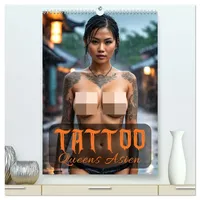 Calvendo Tattoo Queens Asien (hochwertiger Premium Wandkalender 2026 DIN